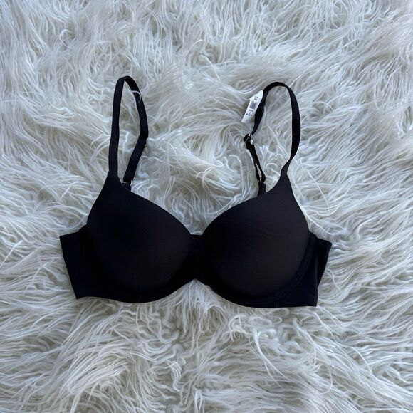Aerie Real Sunnie Demi Bra Black Size 32C - Picture 1 of 9